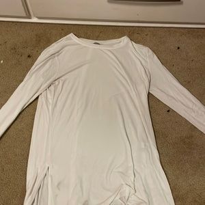 very soft white long sleeve shirt